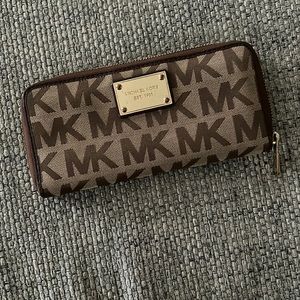 Michael Kors Brown Logo Wallet